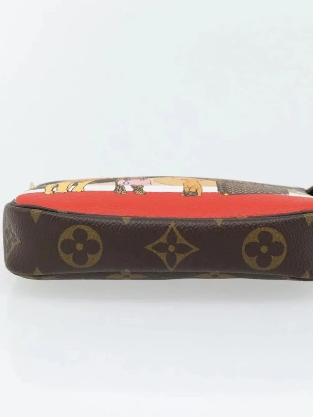 LOUIS VUITTON Monogram Mini Pochette Accessoires Pouch M63830 LV Auth 182310SAM